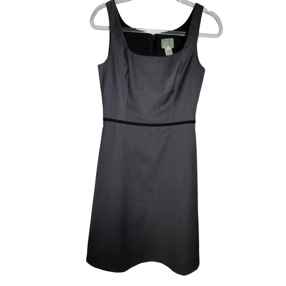 Tabitha Womens Gray Wool Blend Sleeveless Dress Size 4 Church Classic Work Wear - Picture 1 of 6